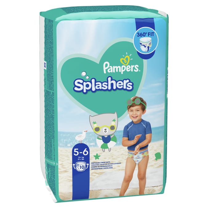 Pampers Splashers 5-6 couches de piscine