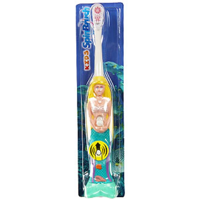 Kids SpinBrush Electronic Toothbrush Mermaid Home Bargains