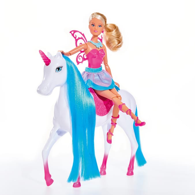 Barbie light up unicorn hot sale