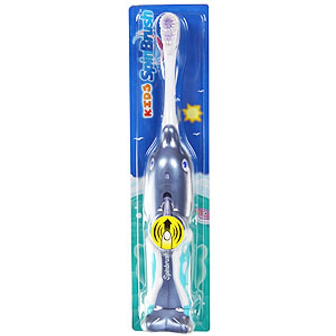 Kids SpinBrush Electronic Toothbrush Dolphin Home Bargains