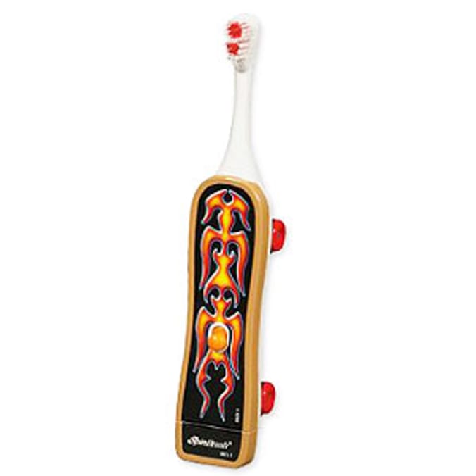 Kids SpinBrush Electronic Toothbrush Skateboard Home Bargains