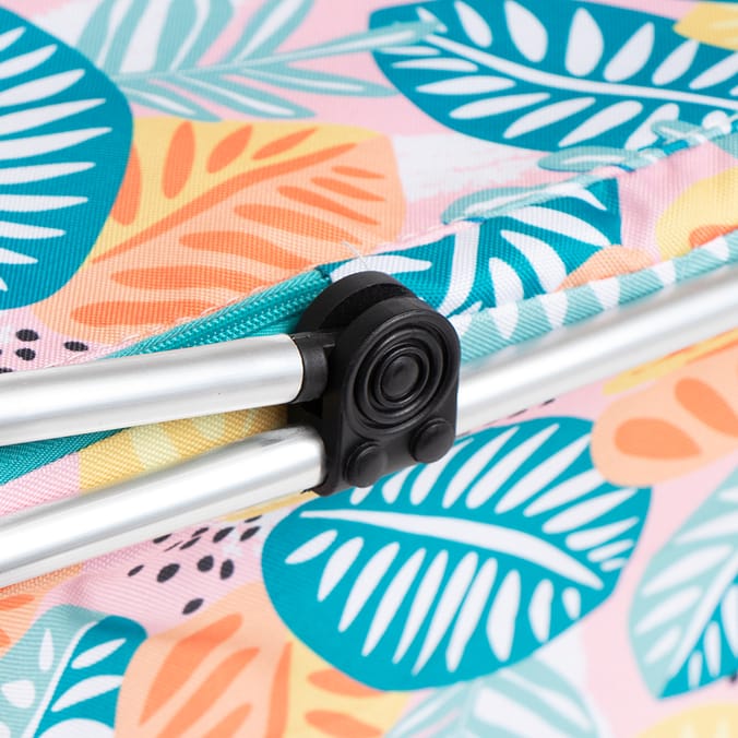 Hello Summer Foldable Cooler Picnic Basket Botanical, picknick