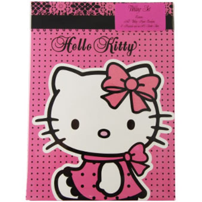 Hello Kitty Lace Writing Set | Home Bargains