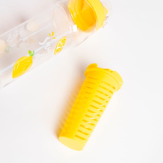 Live Healthy Fruit Infuser Water Bottle Yellow/ Red, bottles