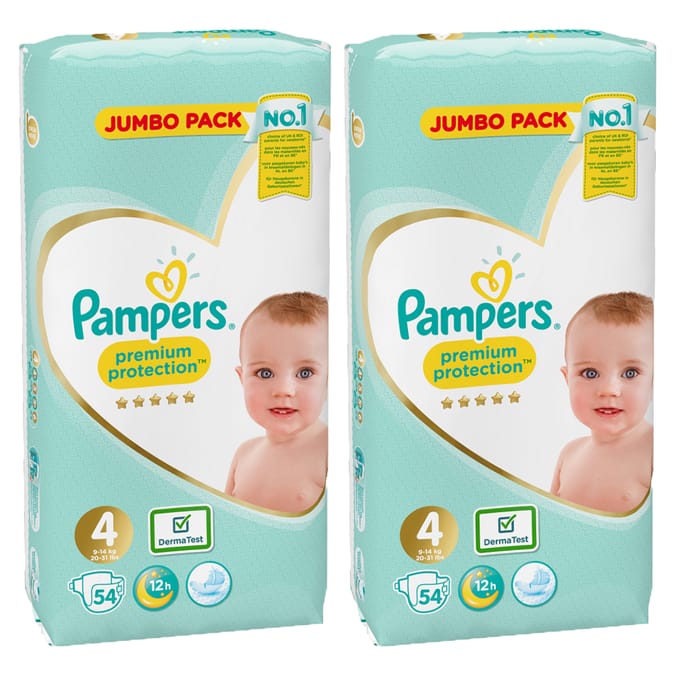 Pampers premium protection size 2 2024 54 pack