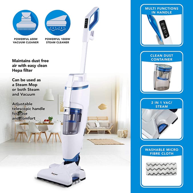 Innoteck VPower Vac & Steamer Combi, steam, floors, laminate, wood