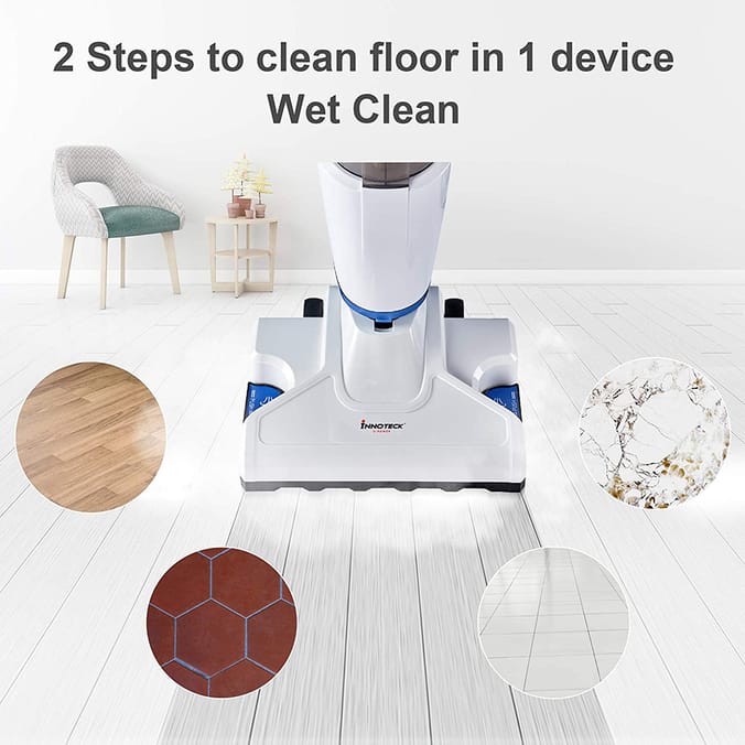 Innoteck VPower Vac & Steamer Combi, steam, floors, laminate, wood