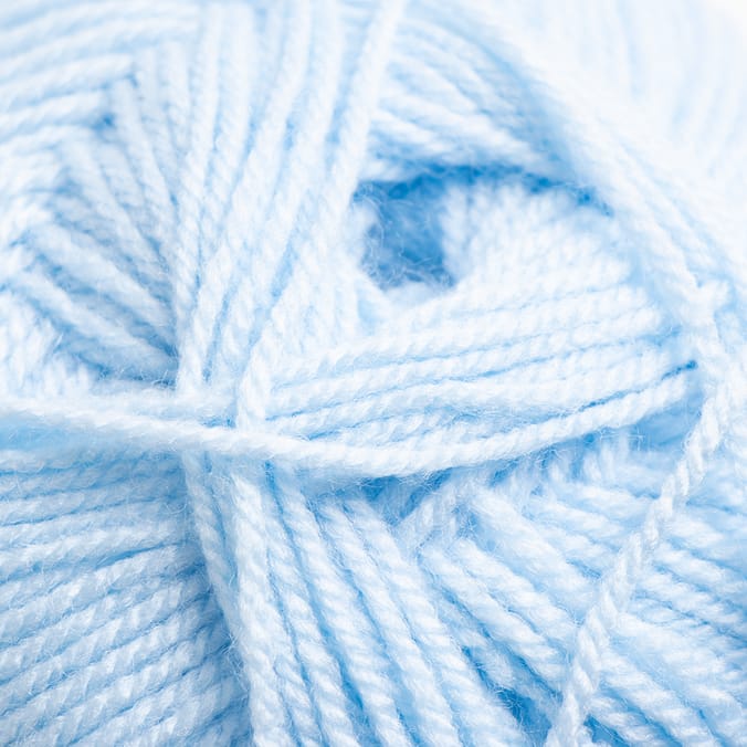 The Yarn Company Baby Double Knitting Yarn 100g Baby Blue (Case of 5