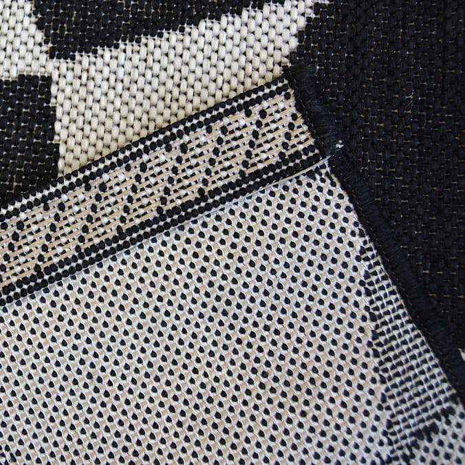 Kaleidoscope Indoor/Outdoor Rug, rugs, garden, patio, grey, silver