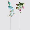 2 Metal Animal Garden Stakes