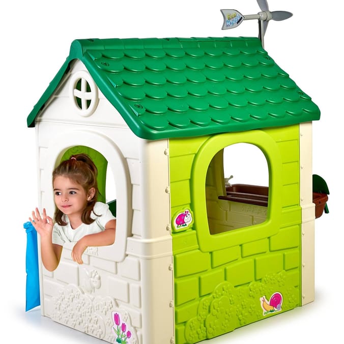 Feber Eco House kids childrens children s playhouses outdoors garden toys play houses eco friendly environmentally 8411845018822 Home Bargains