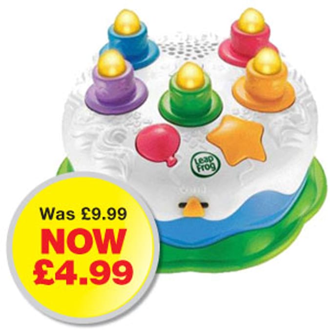 Leap Frog Counting Candles Birthday Cake Home Bargains