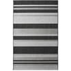 Striped Indoor/Outdoor Rug - Grey 120 x 170cm 