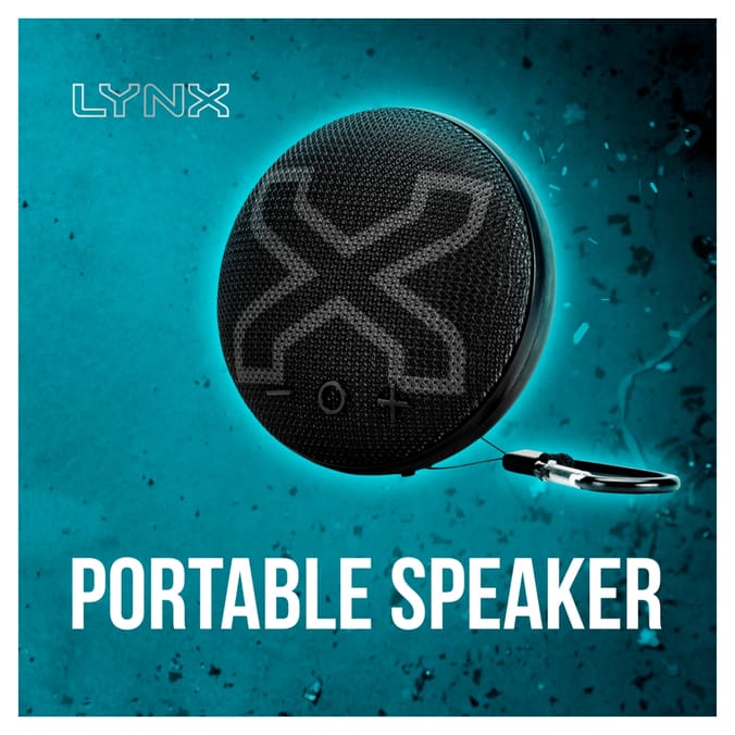 Lynx Leather & Cookies Trio Gift Set & Portable Speaker Home Bargains