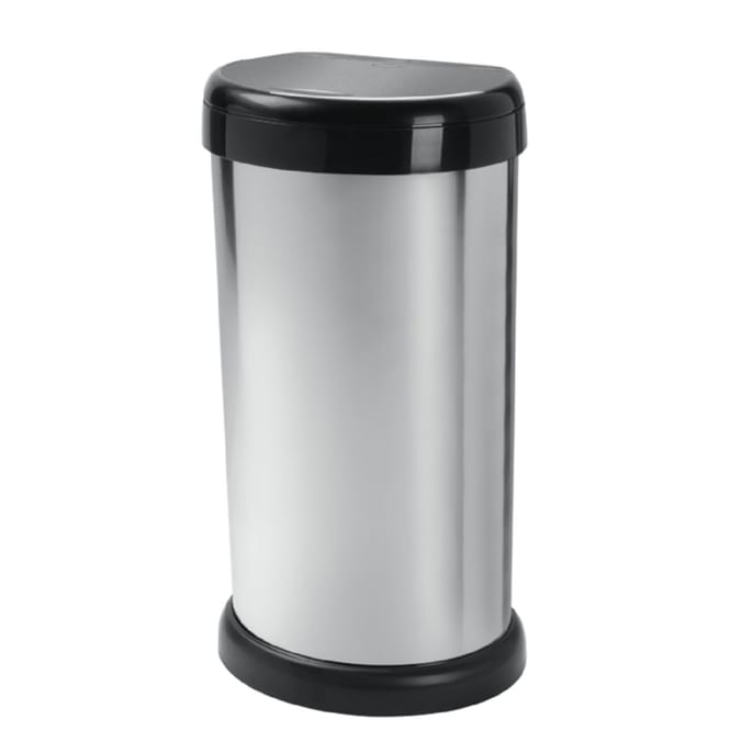 Moda 45 Litre Touch Lid Bin - Silver