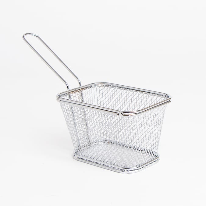 OpenKitchen Fries Baskets Silver (Case of 4), chip, chips, french
