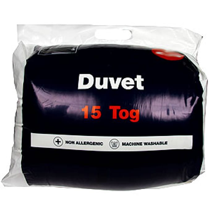 Essentials KIng Size Duvet 15 Tog Home Bargains