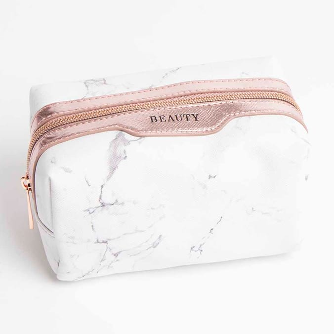 Beauty Marble Design Cosmetic Case Small, zipped, purse, cases, little, makeup, make, up