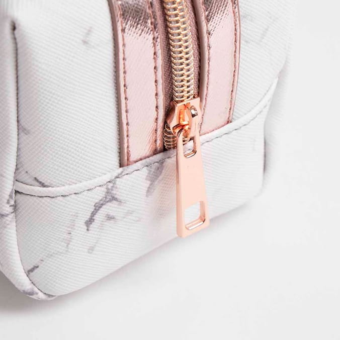 Beauty Marble Design Cosmetic Case Small, zipped, purse, cases, little, makeup, make, up