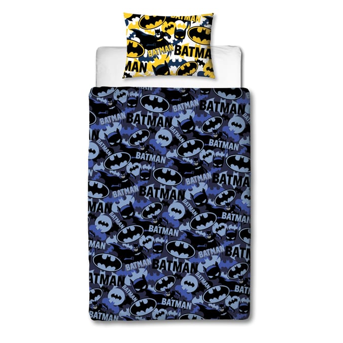 Batman Camo Rotary Duvet Set, bedding beds spreads, kids childrens