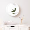 Home Style Round Shelf Mirror