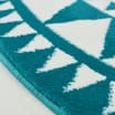 Aztec Circle Rug: Teal