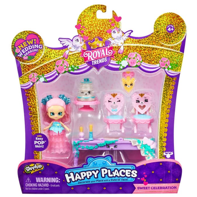 Shopkins Happy Places Royal Trends Castle, on sale Convertible, & Sets