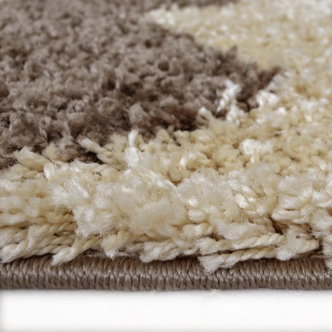 Chevron Shaggy Rug Taupe, rugs, 80 x 150, 160 x 230, 120 x 170, 200 x