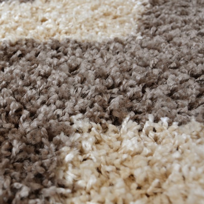 Chevron Shaggy Rug Taupe, rugs, 80 x 150, 160 x 230, 120 x 170, 200 x