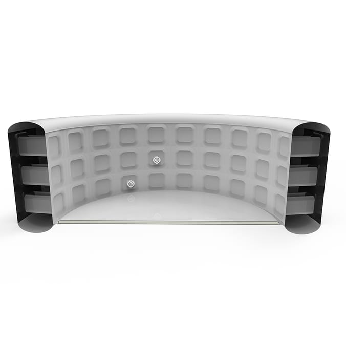 Canadian Spa Grand Rapids 4 Person Inflatable Hot Tub with LEDs and