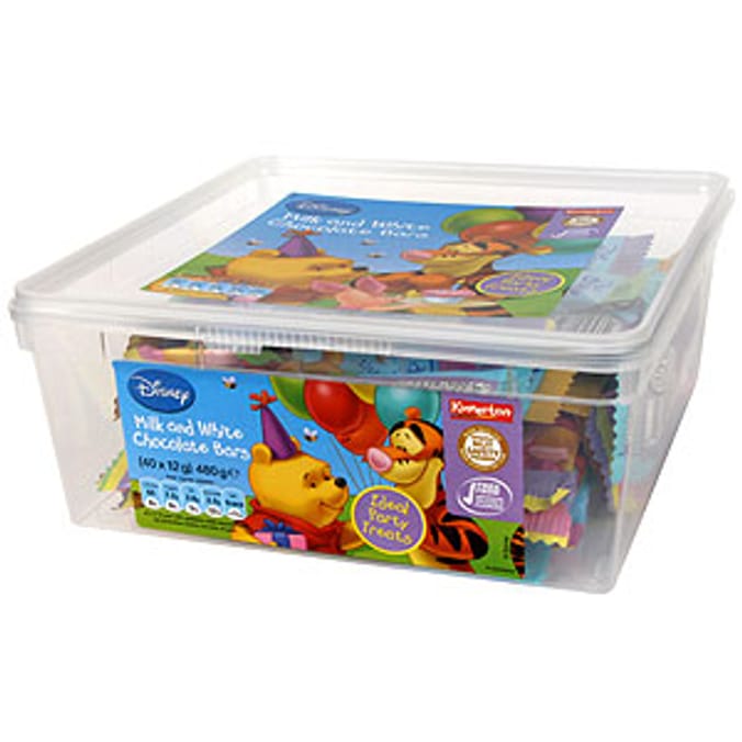 Winnie the Pooh Milk & White Chocolate Bars Home Bargains