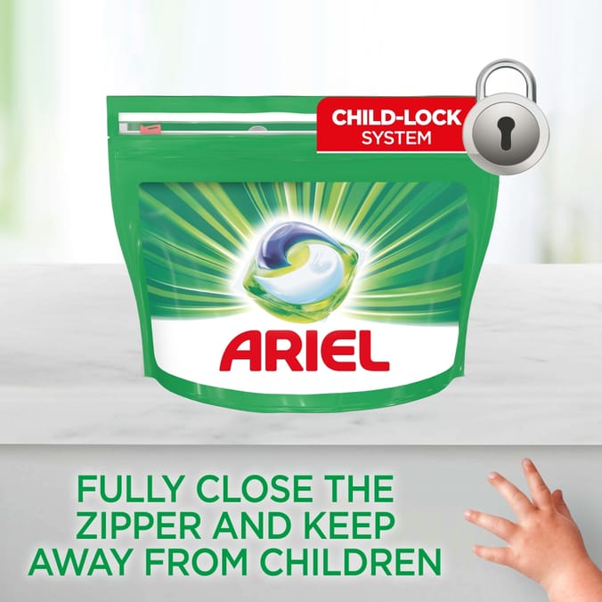 Ariel All-in-1 Pods +Lenor Freshness Washing Liquid Capsules 50 Washes,  washing clothes cleaning laundry pods tabs tablets caps, liquid softener  included, washing machine, 8006540226193