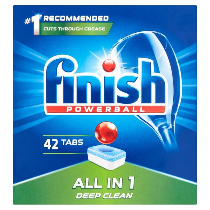 Finish Powerball All in 1 dish 5011417572917 washers, cleaning Home = pods Clean machine, 701g caps, Deep | capsules, 42s, dishes one, tabs Bargains all-in-1 dishwashers