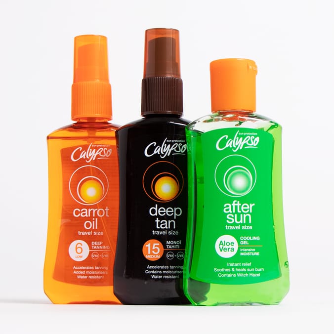 Calypso Tanning Essentials Travel Pack, carrot oil, holiday, holidays