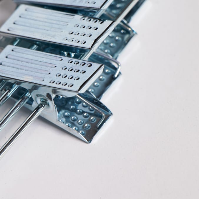 Home Solutions 10 Velvet Hangers with Adjustable Trouser Clips Grey