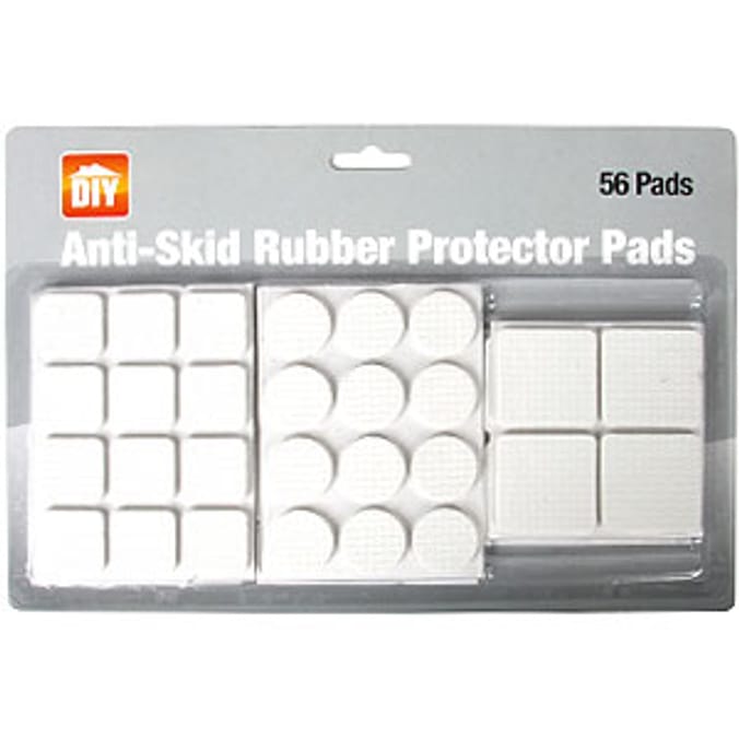 DIY 56 AntiSkid Rubber Protector Pads Home Bargains