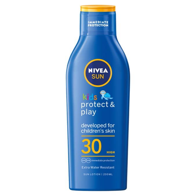 Nivea Sun: Kid's Protect & Play Sun Lotion 200ml - SPF 30