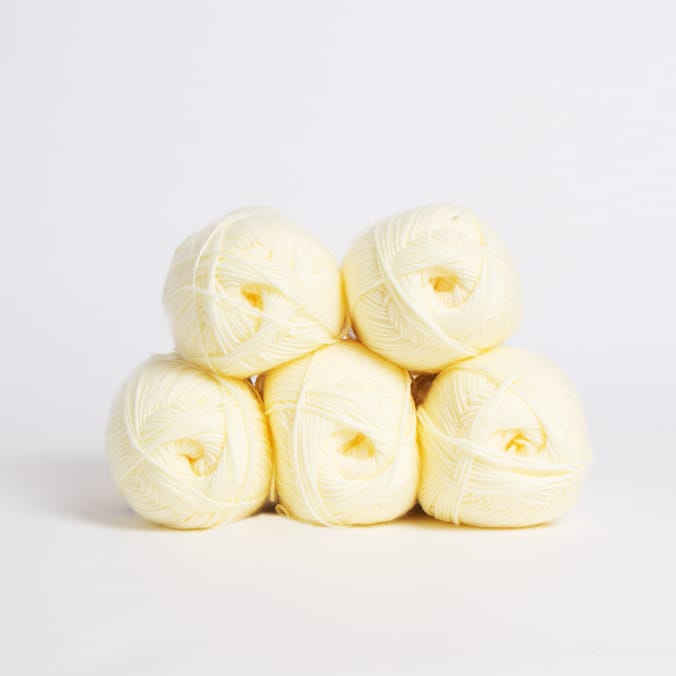 The Yarn Company: Baby Double Knitting Yarn 100g - Baby Lemon (Case of 5)