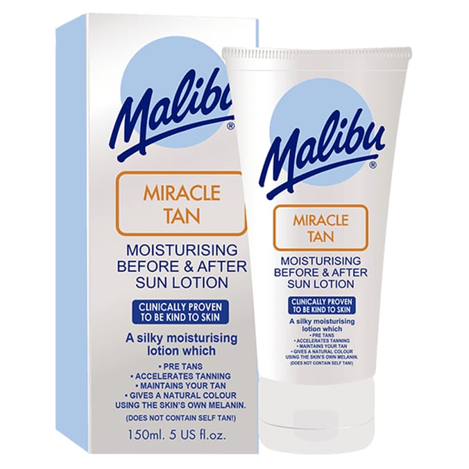 Malibu Miracle Tan Before & After Sun Lotion 150ml Home Bargains