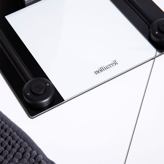 Terraillon Electronic Bathroom Scale Black T1500, weighing, diet