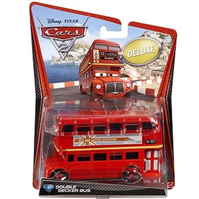 Cars 2 Deluxe Diecast Bus: Double Decker Bus