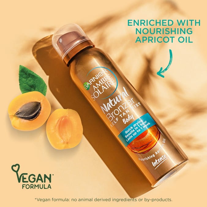 Ambre Solaire: Natural Bronzer Quick Drying Dark Self Tan Body Mist 150ml