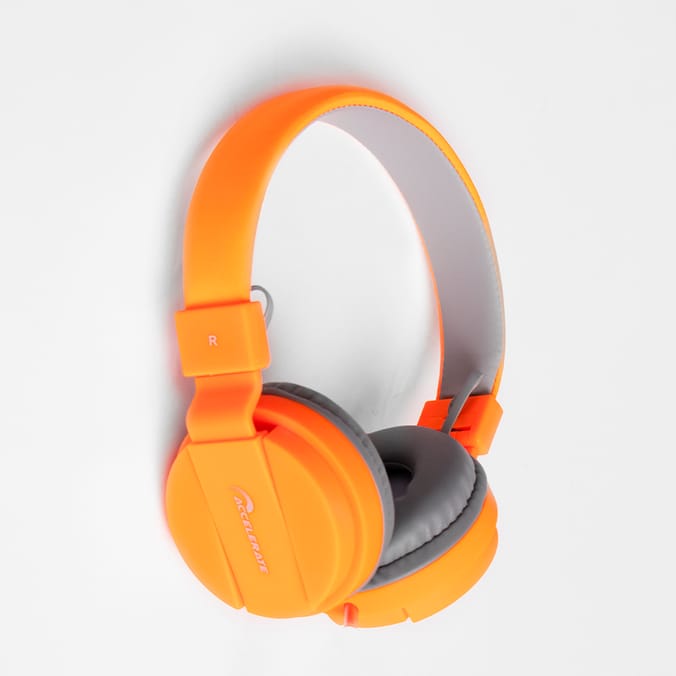 Orange discount colour headphones