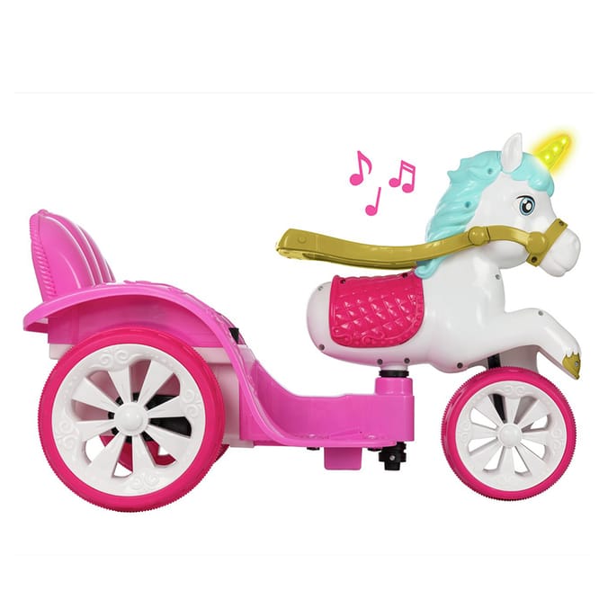 Unicorn and cheap carriage toy