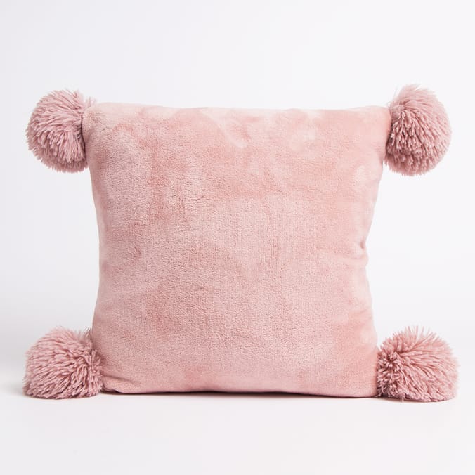 Home Collections: Pom-Pom Cushion - Blush