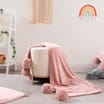 Home Collections: Pom-Pom Throw - Blush