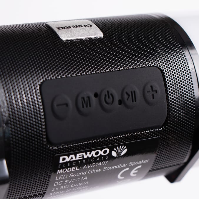 Daewoo LED Bluetooth Party Speaker Home Bargains
