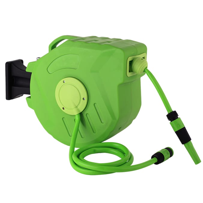 Jardin WallMounted Hose Reel With 20 Hose, water, garden, gardening