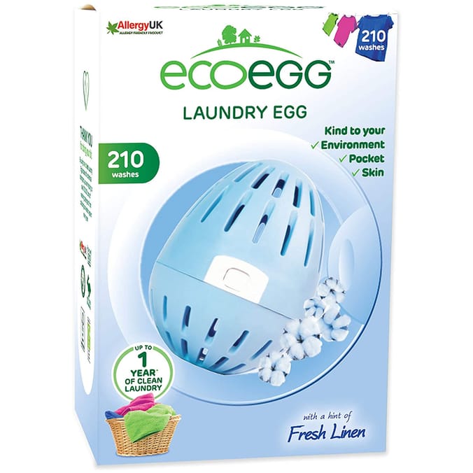 Eco Egg Laundry Egg 210 Washes Fresh Linen, laundry eggs, cleaning washing machines, eco