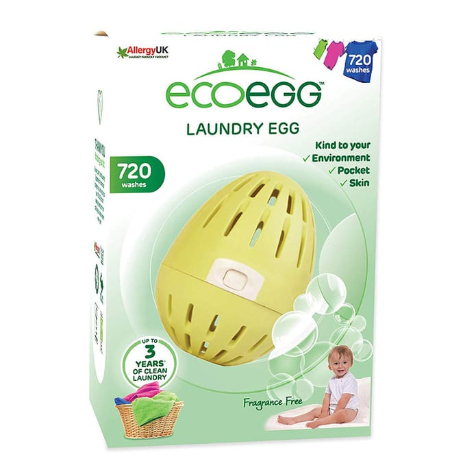 Eco Egg Laundry Egg 720 Washes Fragrance Free, laundry eggs, cleaning